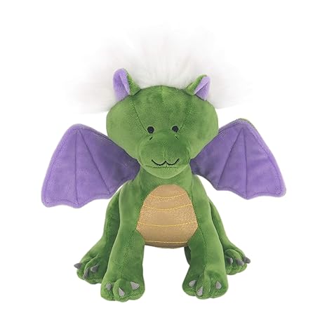 Plush Toys-Cute green plush dragon